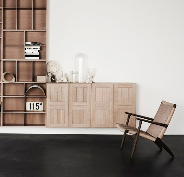 Maison Hand et Carl HANSEN présentent : CH25 et système MK Bookcases