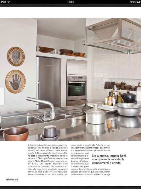 MAISON HAND Lyon - La presse italienne parle de maison hand avec CASE & STILI