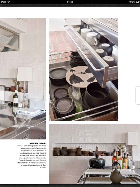 MAISON HAND Lyon - La presse italienne parle de maison hand avec CASE & STILI