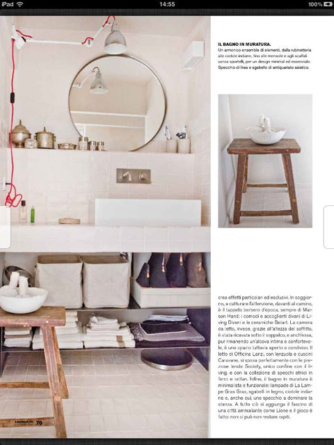 MAISON HAND Lyon - La presse italienne parle de maison hand avec CASE & STILI