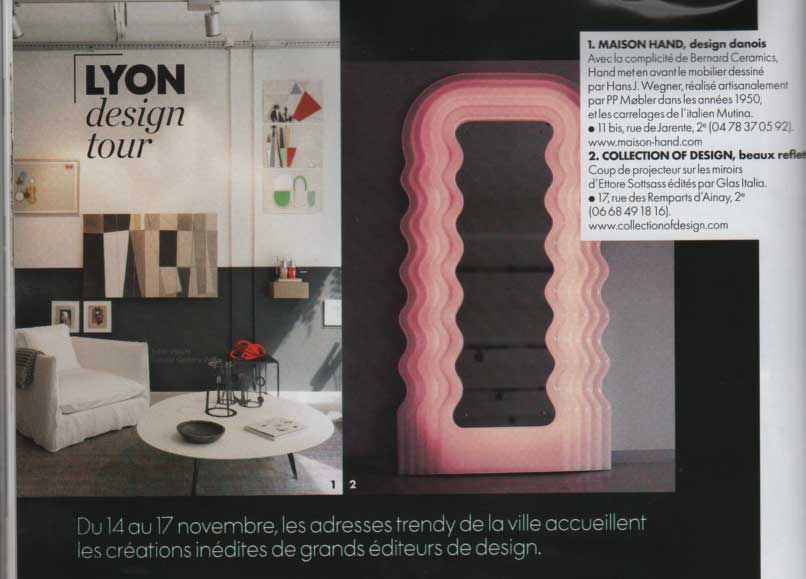 MAISON HAND Lyon -ELLE DECORATION parle de DESIGN TOUR