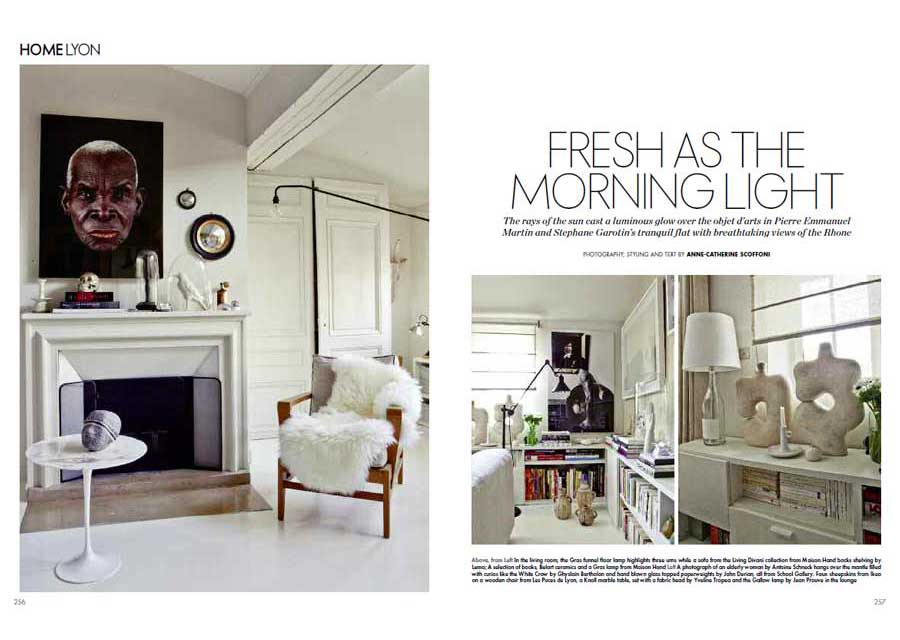 MAISON HAND Lyon - ELLE DECO INDIA - Fresh at the morning light