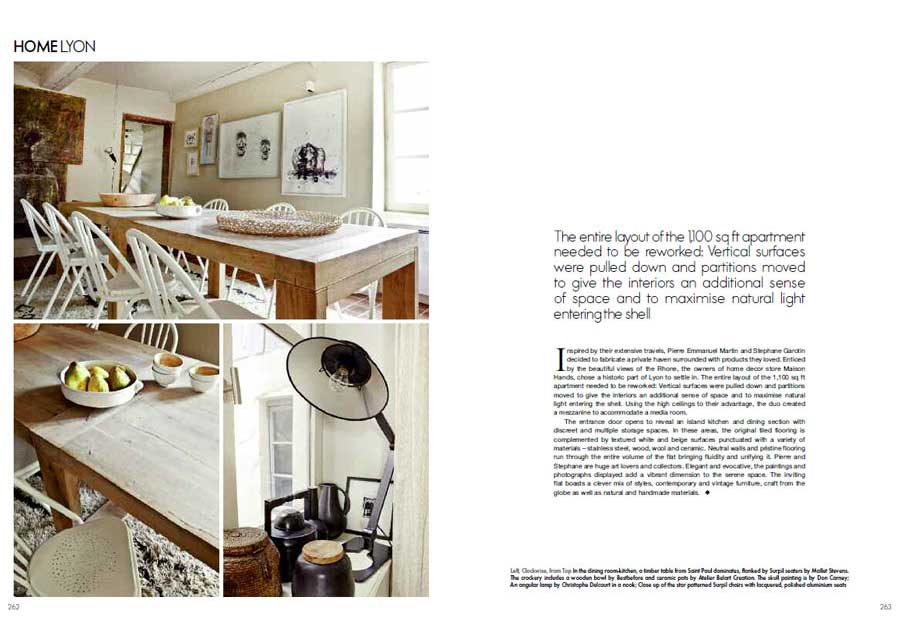 MAISON HAND Lyon - ELLE DECO INDIA - Fresh at the morning light