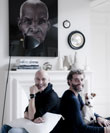 Maison HAND - les d�corateurs Pierre Emmanuel Martin et Stephane Garrotin (et truffe)