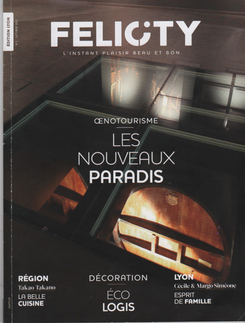 La Presse en parle : FELICITY - Octobre 2013 N1 - L'instant plaisir beau et bon