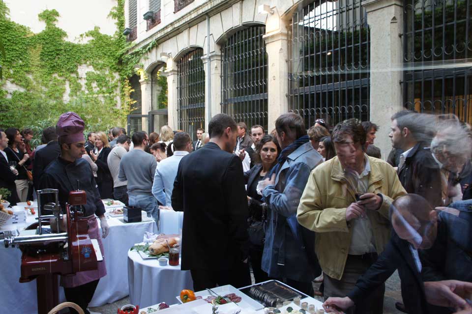 Soire d'inauguration du ple design et deco rue jarente  lyon - Espace Boffi et Maison Hand