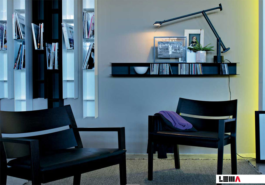 HAND Lyon - design et mobilier contemporain - ligne produits LEMA - Fauteuils bois CHIARA design Marreli e Molteni