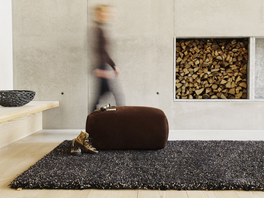 HAND Lyon - design et mobilier contemporain - autres produits - Kasthall - tapis Tekla Liquorice
