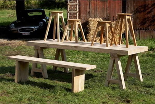 HAND Lyon - design et mobilier contemporain - autres produits - SAINT-PAUL - table trestle