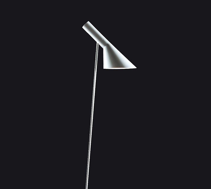 HAND Lyon - design et mobilier contemporain - autres produits - POULSEN - AJ Lampadaire Arne Jacobsen