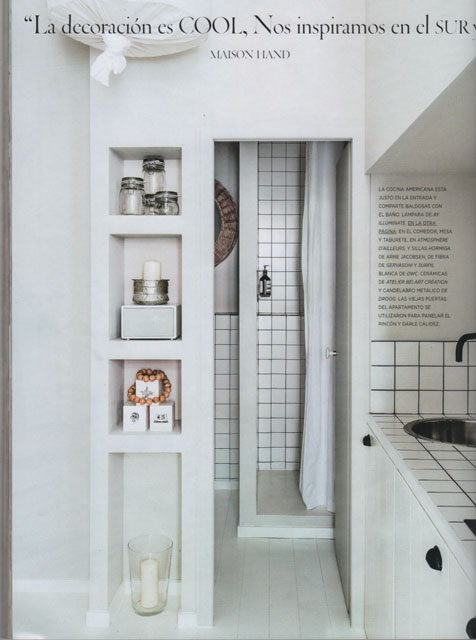 La presse parle de Maison Hand - AD Architectural Digest Espana janvier 2014 - les appartements d'htes de maison HAND