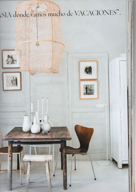 La presse parle de Maison Hand - AD Architectural Digest Espana janvier 2014 - les appartements d'htes de maison HAND