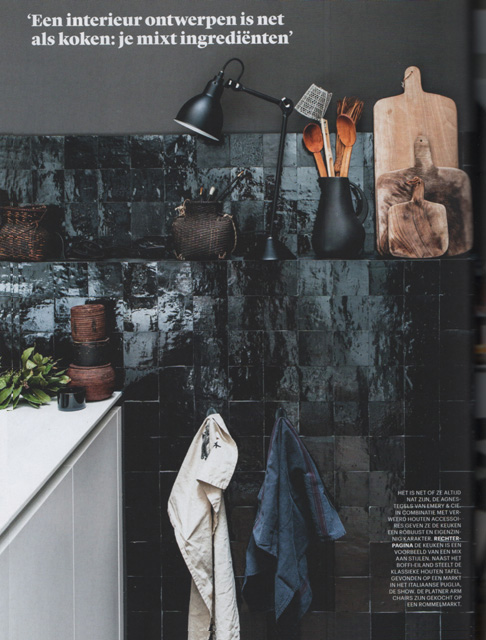 La Presse hollandaise parle de MAISON HAND : EIGEN HUIS INTERIEUR mars 2015 - texte Tessa Pearson - photos Felix Forest/Living Inside