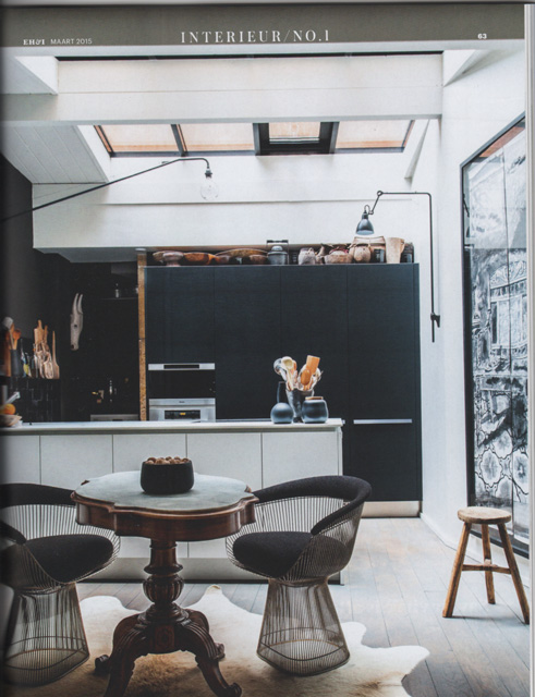 La Presse hollandaise parle de MAISON HAND : EIGEN HUIS INTERIEUR mars 2015 - texte Tessa Pearson - photos Felix Forest/Living Inside