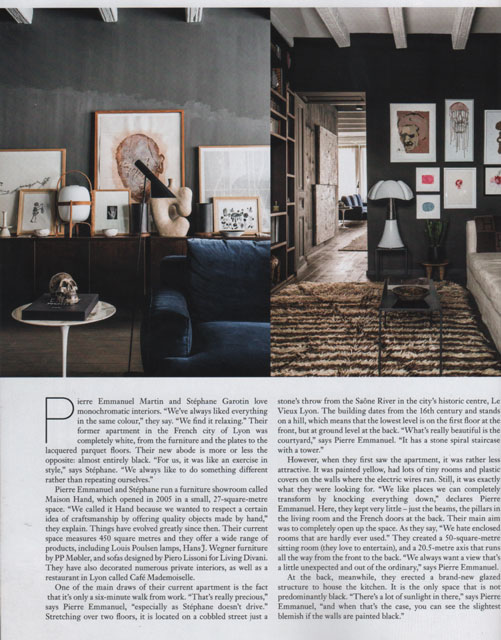 La presse parle de Maison Hand - Belle Australia juin-juillet 2014 - textes Ian Phillips Photos : Felix Forest