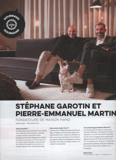 La presse parle de MAISON HAND - EGO la Revue dcembre 2014