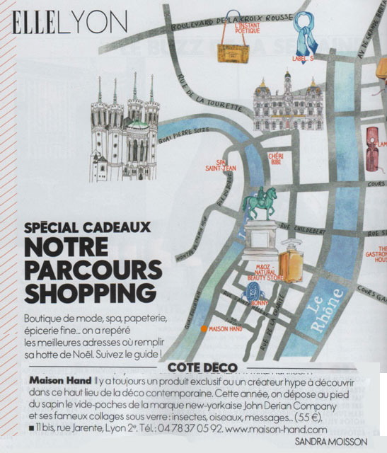 La Presse en parle : ELLE novembre 2013 - Lyon Cot DECO