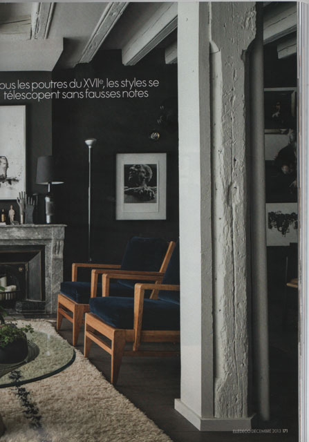 La Presse en parle : ELLE DECO dcembre 2013 - reportage Clmence Leboulanger, 