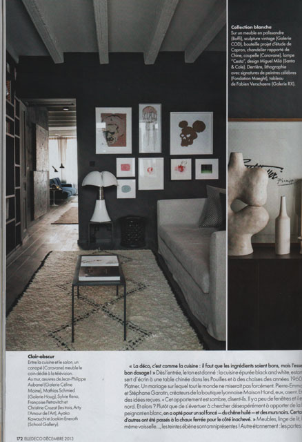 La Presse en parle : ELLE DECO dcembre 2013 - reportage Clmence Leboulanger, 