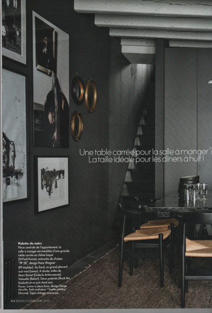 La Presse en parle : ELLE DECO dcembre 2013 - reportage Clmence Leboulanger, 