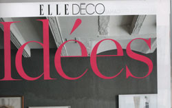 La Presse parle e Maison HAND - ELLE Deco décembre 2013 : les idées de ELLE DECO