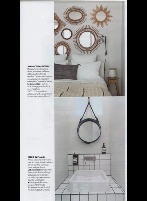 MAISON HAND Lyon - ELLE DECO septembre 2013 - 3 petits espaces  ides
