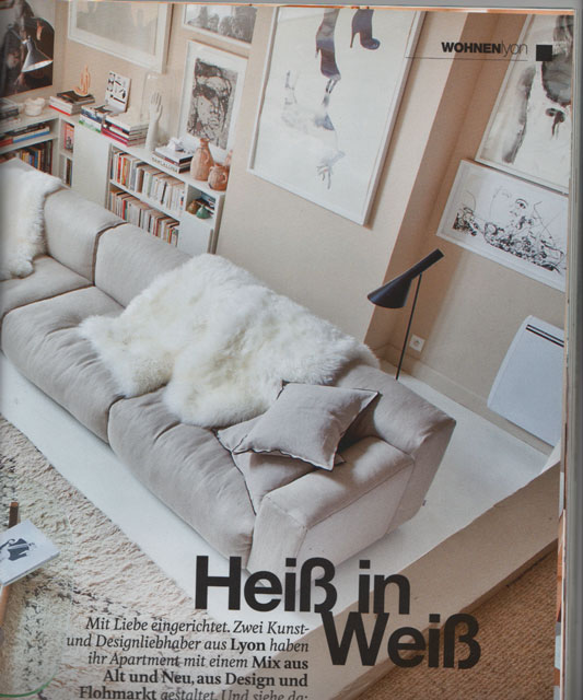 MAISON HAND Lyon - La presse allemande  - HOME magazine dco - Pierre Emmanuel Martin et Stephane Garrotin