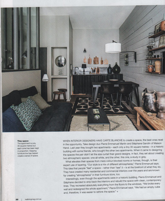 La presse parle de Maison Hand - REAL LIVING juillet 2014