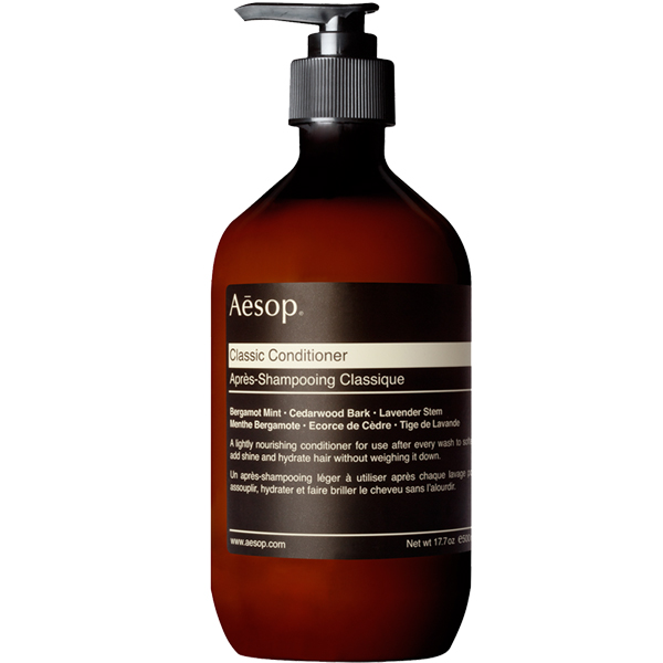 Maison Hand prsente les produits AESOP - Aprs shampoing classique (menthe bergamote, ecorce de cdre et tige de lavande)