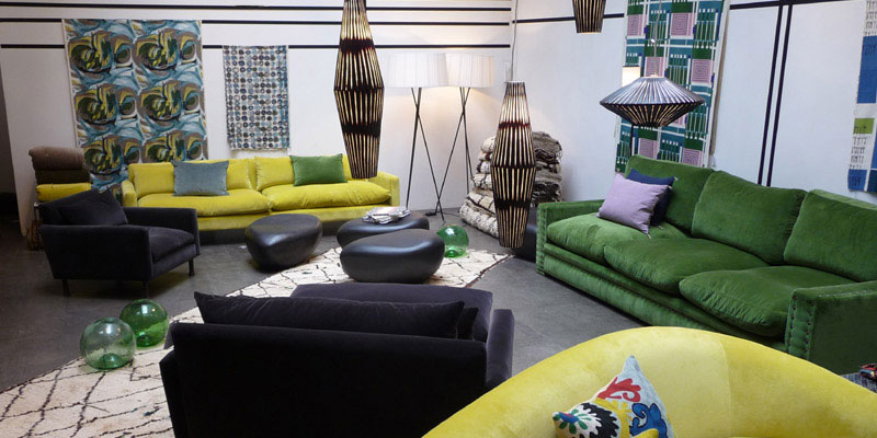 HAND Lyon - design et mobilier contemporain - CARAVANE - Canap et fauteuil MIRA et VICTOR - expo annes 50