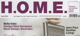 La presse allemande parle de maison hand : HOME mai 2012