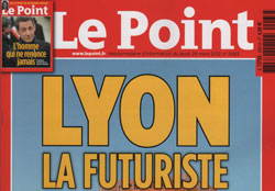 Le Point avril 2012 - Lyon la futuriste - les super-adresses