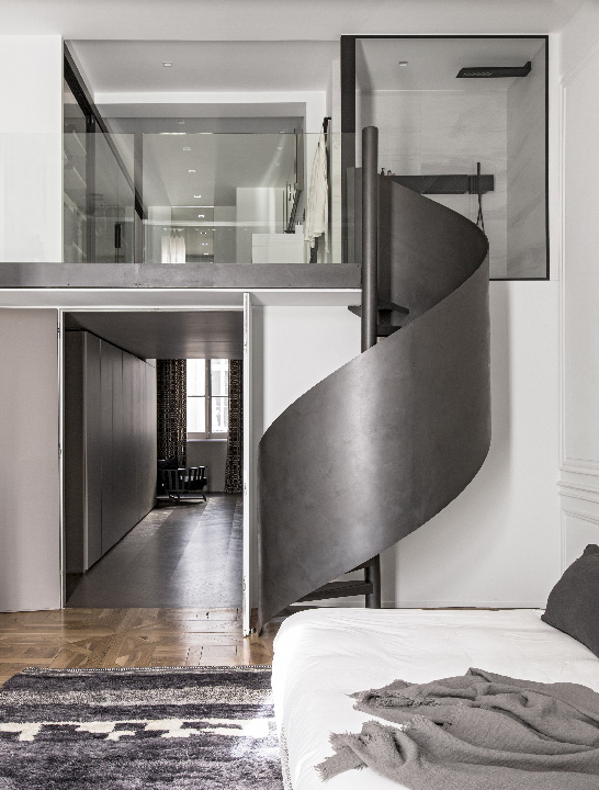Maison HAND - réalisation appartement Lyon Bellecour - Photos Felix Forest