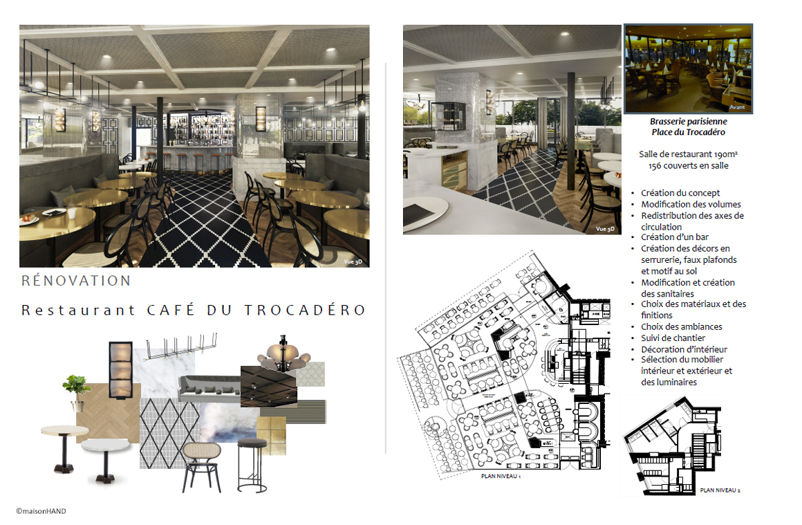 Maison HAND Lyon - Bureau d'Etudes - CAFE du TROCADERO
