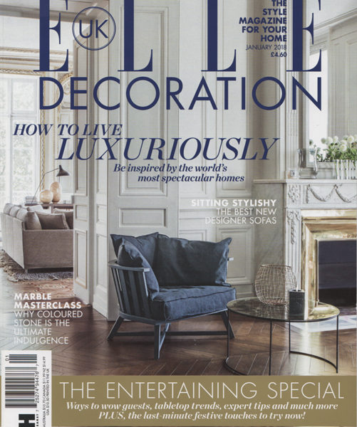 Maison HAND et le ELLE DECO UK janvier 2018