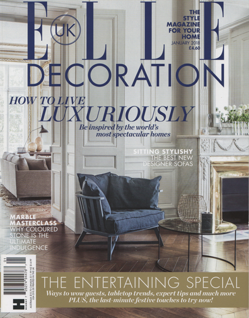 Maison HAND et le ELLE DECO UK janvier 2018